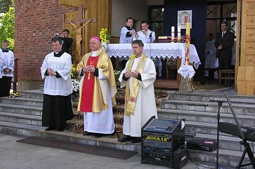 Foto Nicewicz  I Wojewódzkie Biegi Pokoju Im. Sługi Bożego Jana Pawła II. Msza Św. w Kościele Najświętszego Serca Jezusowego w Koźle gmina Kolno w dniu 03-06 -2006r #Nicewicz #Parafa #Najświętszego #Serca #Jezusowego #WKoźle #powiat