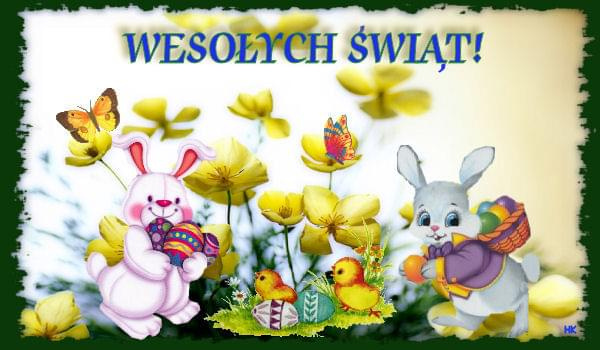 Kolorowych jajeczek, wycinanych owieczek rozkicanych króliczków pyszności w koszyczku. A przede wszystkim: udanego uciekania W dniu wielkiego lania!!! #Wielkanoc #KartkiŚwiąteczne #MojePrace