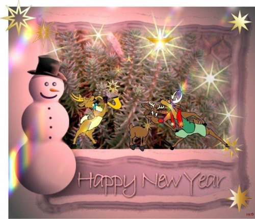Wszystkim Przyjaciołom i sympatykom, życzę naprawdę udanego wejścia w ten Nowy Rok!!! #NowyRok #pocztówki #życzenia