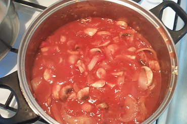 #papryka #pieczarki #zapiekanka