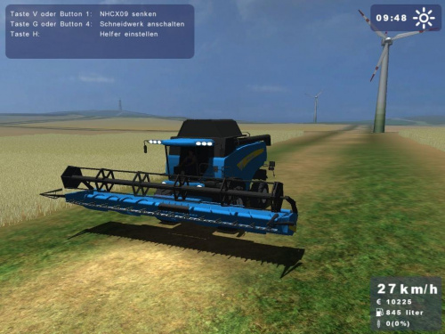 New Holland CX860 niebieski #Landwirtschafts #Simulator2009 #NewHolland #Holland #CX860