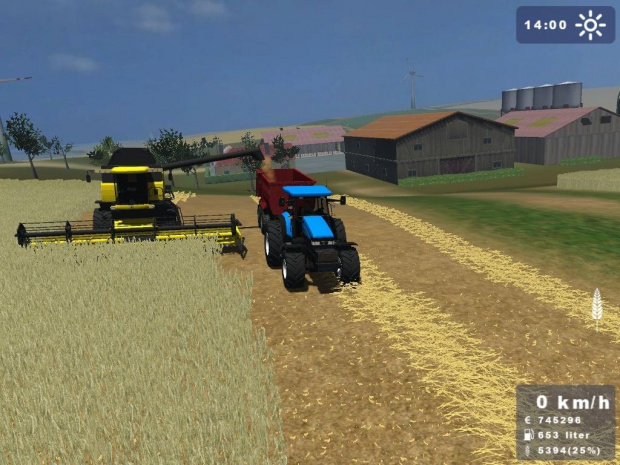 New Holland TM190 #Landwirtschafts #Simulator2009 #NewHolland #TM190 #Holland #Traktoe #Ciągnik