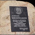 SŁUPSK - Kamienny obelisk. Tablica pamiątkowa poświęcona pamięci Kresowiaków. #Miasto #obelisk #historia